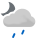 Drizzle, Scattered clouds